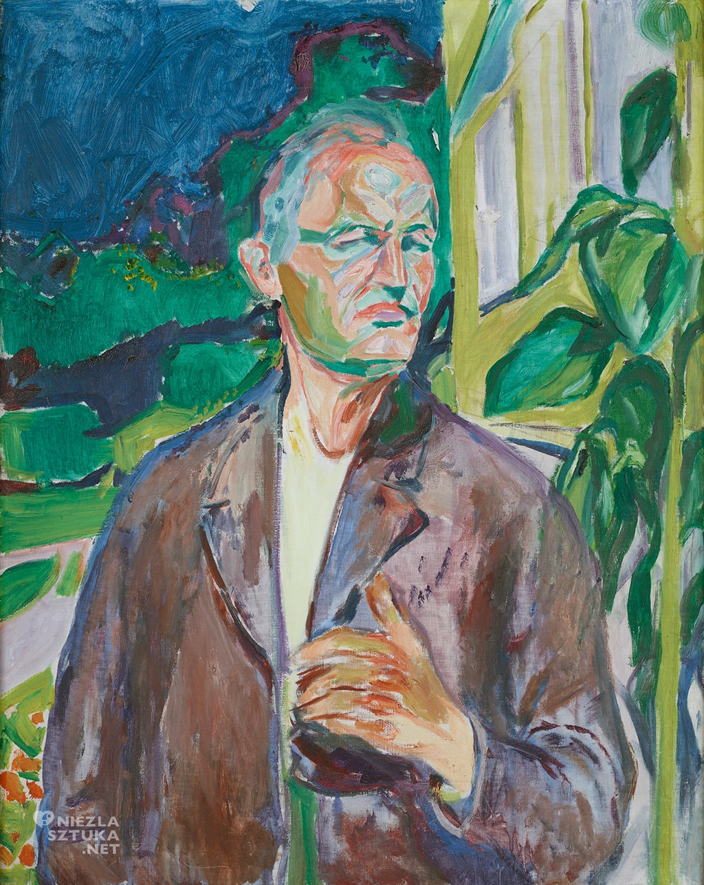 Edvard Munch, Autoportret, Oslo, malarstwo, Niezła Sztuka