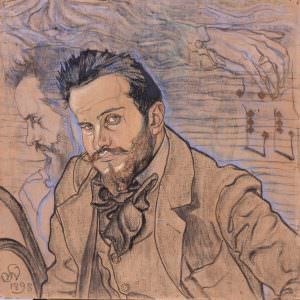 Stanisław Wyspiański Portret Henryka Opieńskiego, 1898, Muzeum Narodowe w Szczecinie, Niezła sztuka