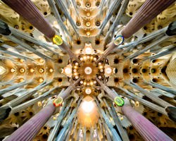 Sagrada Familia - wnętrze