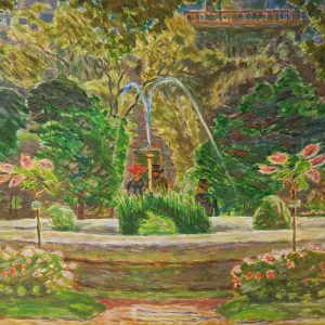 Zygmunt Waliszewski Ogród botaniczny w Warszawie | 1935, Muzeum Narodowe w Poznaniu