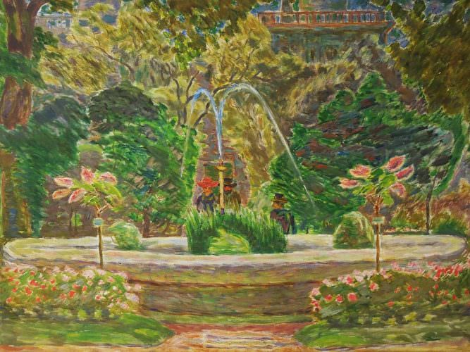 Zygmunt Waliszewski Ogród botaniczny w Warszawie | 1935, Muzeum Narodowe w Poznaniu