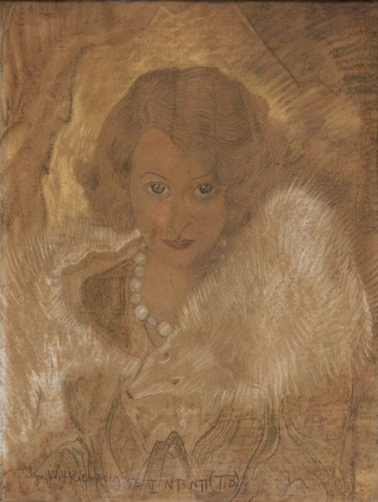 Stanisław Ignacy Witkiewicz, Witkacy, Portret kobiecy, Portret Ireny Solskiej, Irena Solska, sztuka polska, Niezła Sztuka