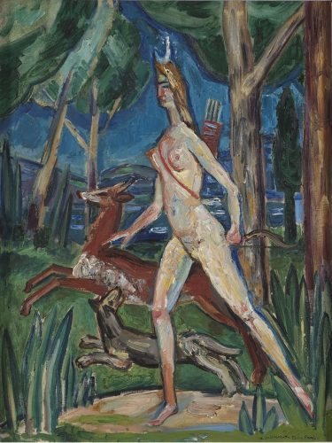 Zygmunt Waliszewski, Diana w lesie | 1930, Muzeum Narodowe w Warszawie