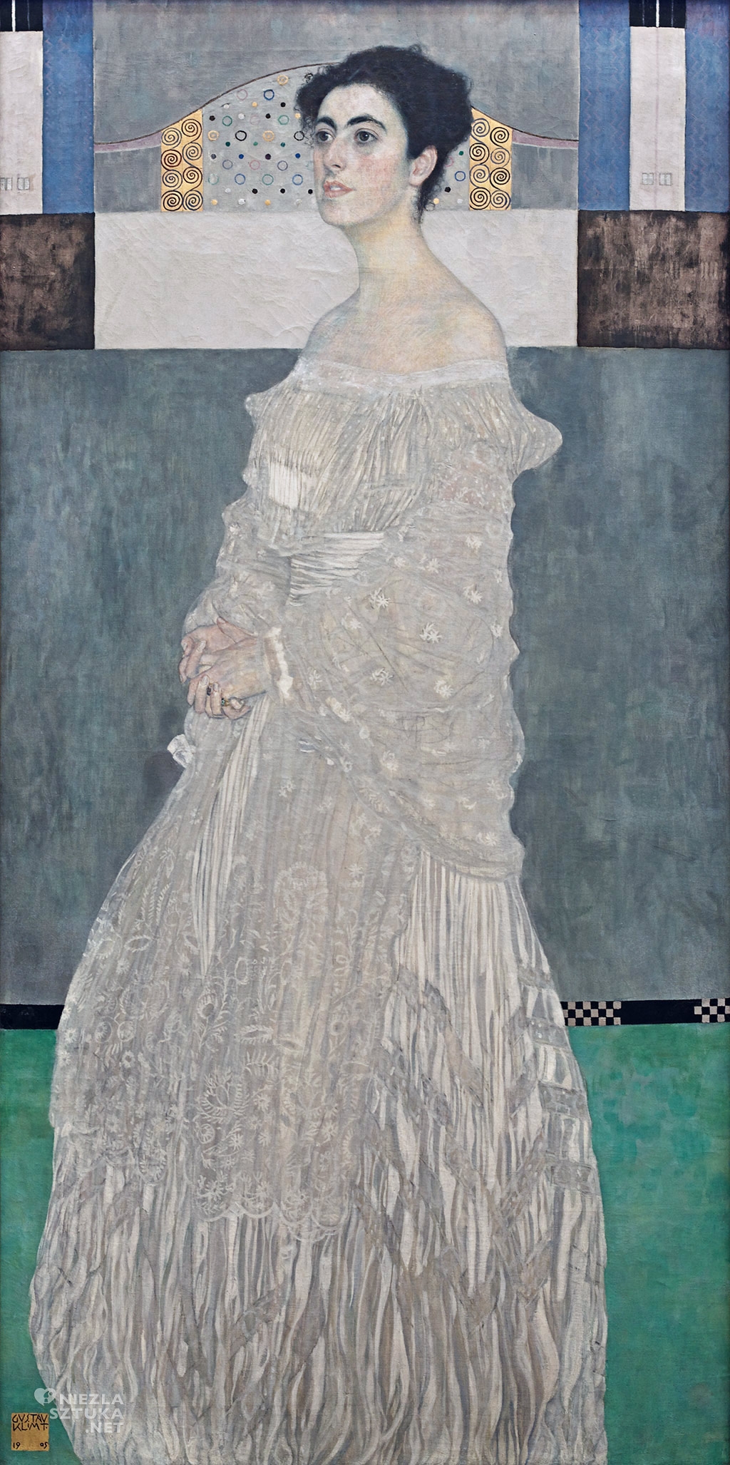 Gustav Klimt, Margaret Stonborough-Wittgenstein, portret, Niezła Sztuka