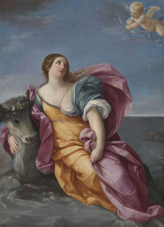 Guido Reni Porwanie Europy, sztuka włoska, malarstwo włoskie, niezła sztuka