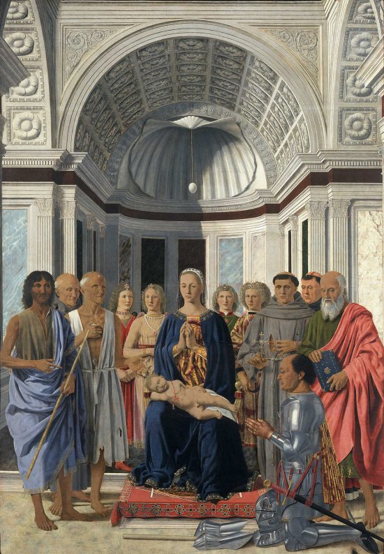 Piero della Francesca, Madonna z Dzieciątkiem w otoczeniu świętych, Sacra Conversatione, Niezła sztuka