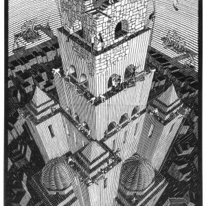 Maurits Cornelis Escher, Wieża Babel, niezła sztuka