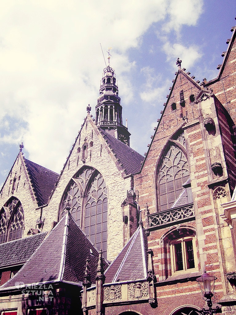 Oude Kerk, Stary kościół, Amsterdam, niezła sztuka