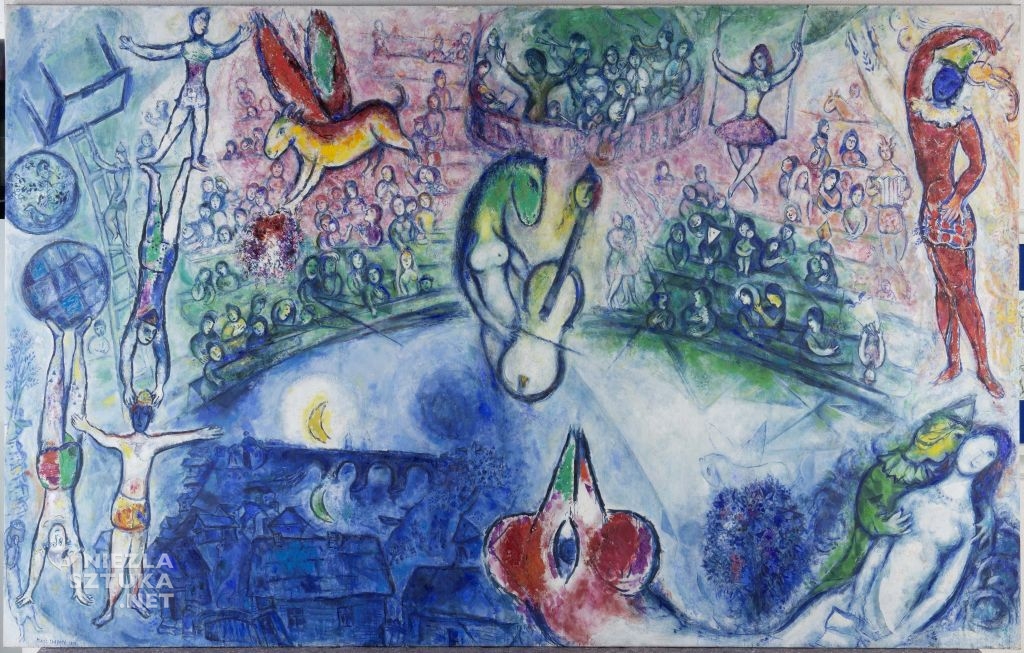 Marc Chagall, la Commedia dell'Arte, Niezła Sztuka