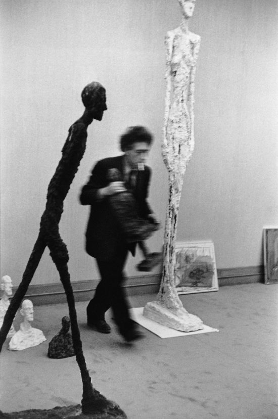 Henri Cartier-Bresson, Alberto Giacometti, Maeght Gallery, Paryż fotografia, Niezła Sztuka