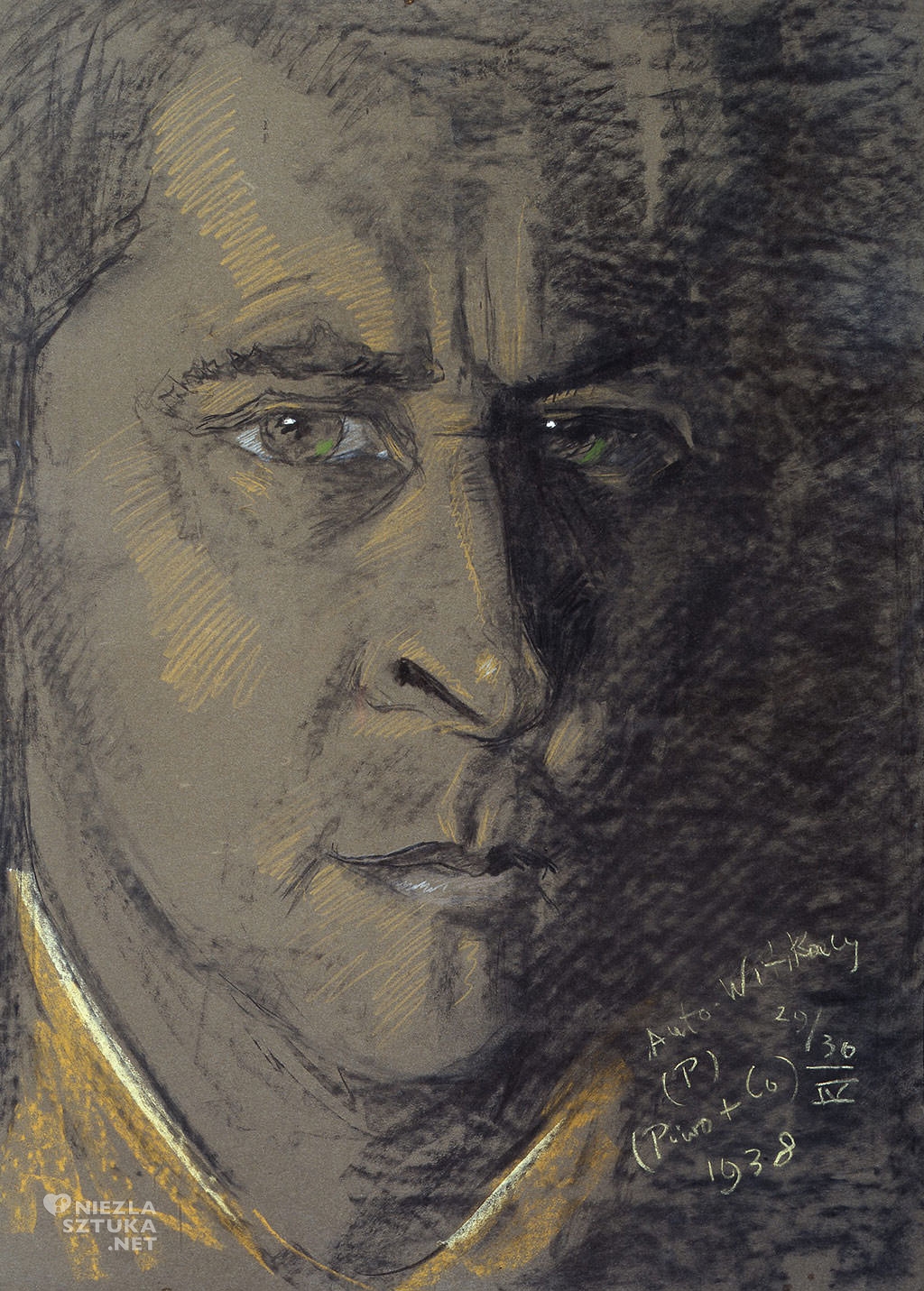 Stanisław Ignacy Witkiewicz, Witkacy, Autoportret, sztuka polska, Niezła Sztuka