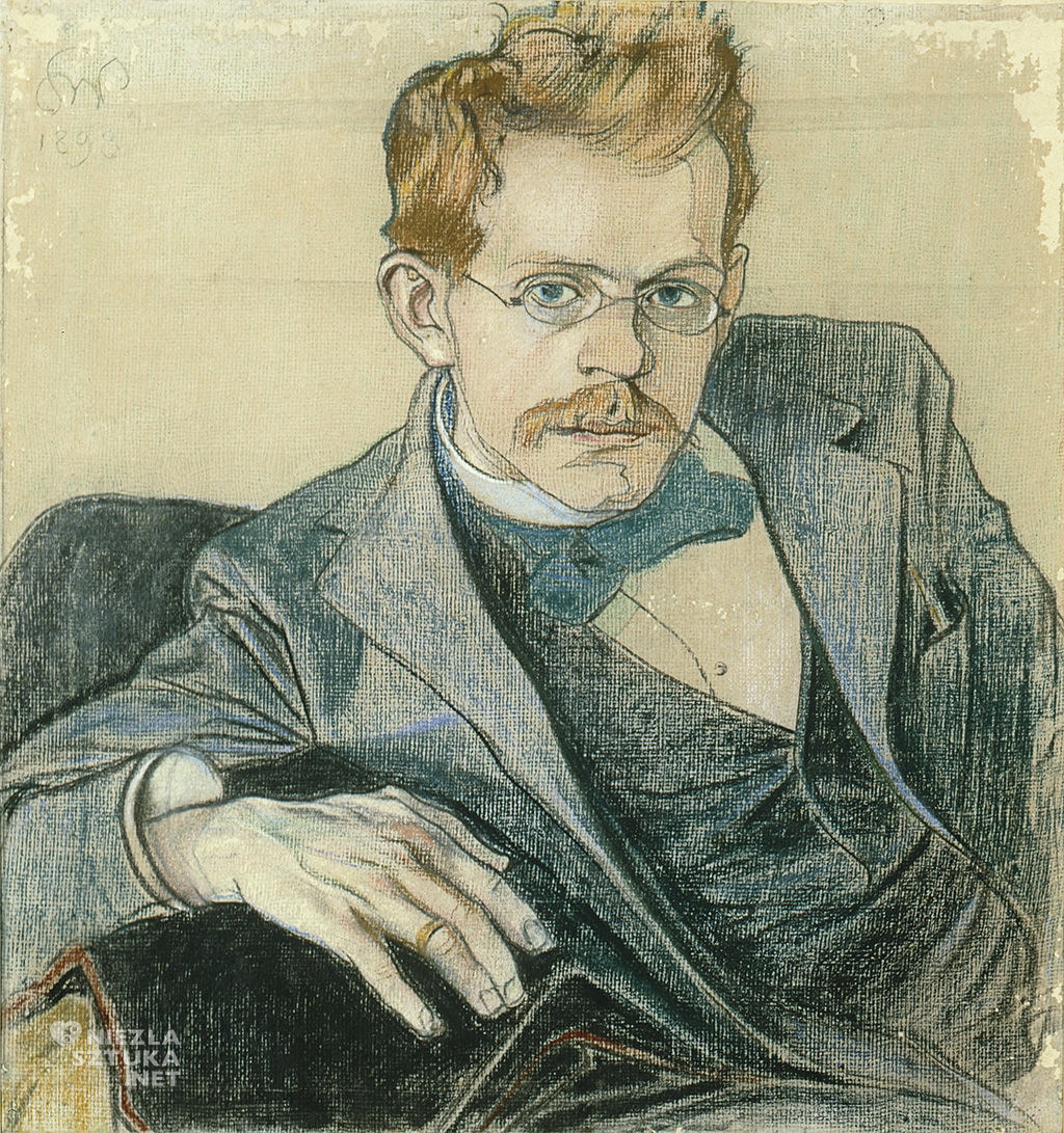 Stanisław Wyspiański, Józef Mehoffer, portret, polska sztuka, Niezła sztuka