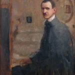 Alfons Karpiński, autoportret, sztuka polska, malarstwo, Niezła Sztuka