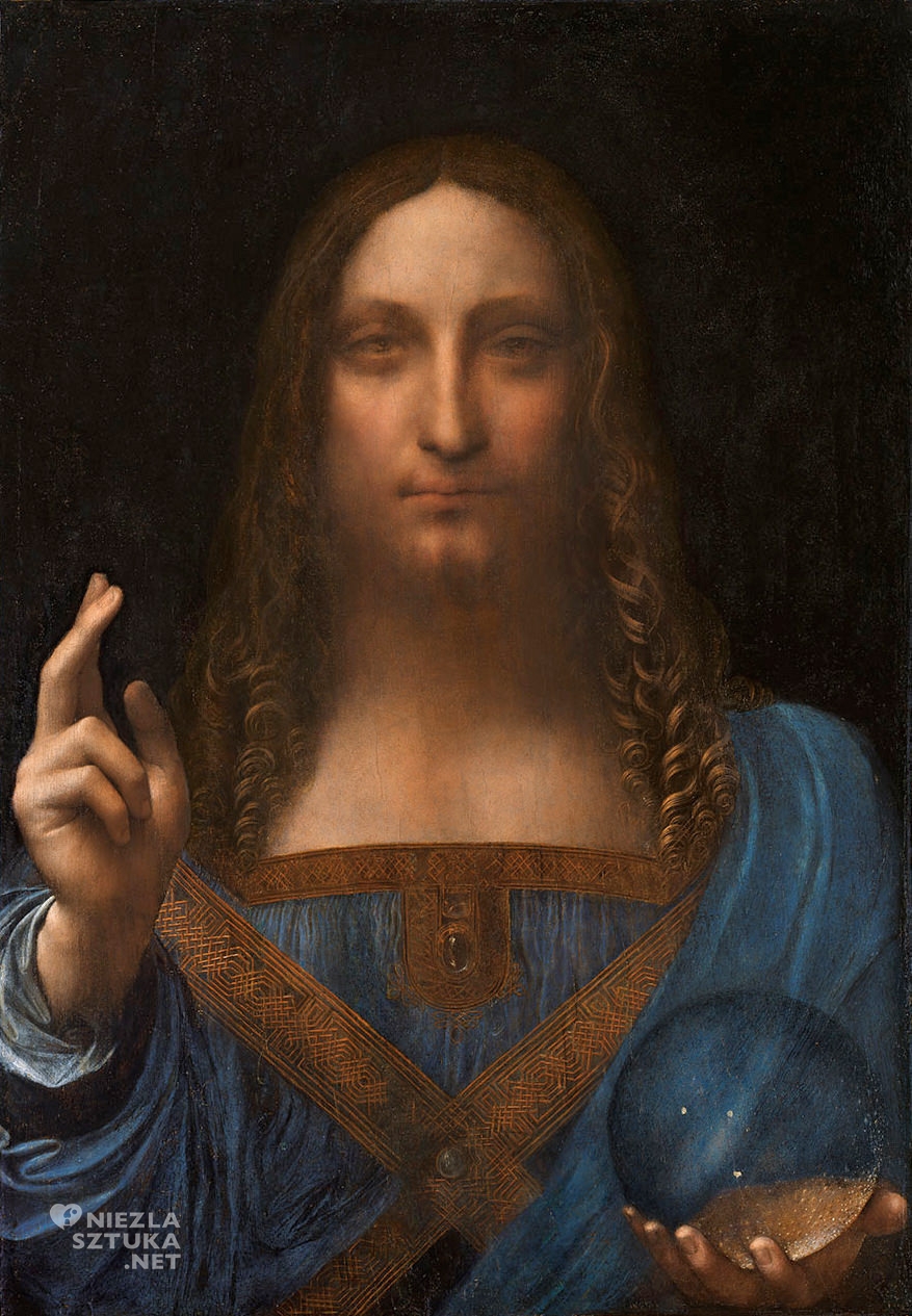 Leonardo da Vinci, Salvator Mundi, renesans, sztuka włoska, niezła sztuka