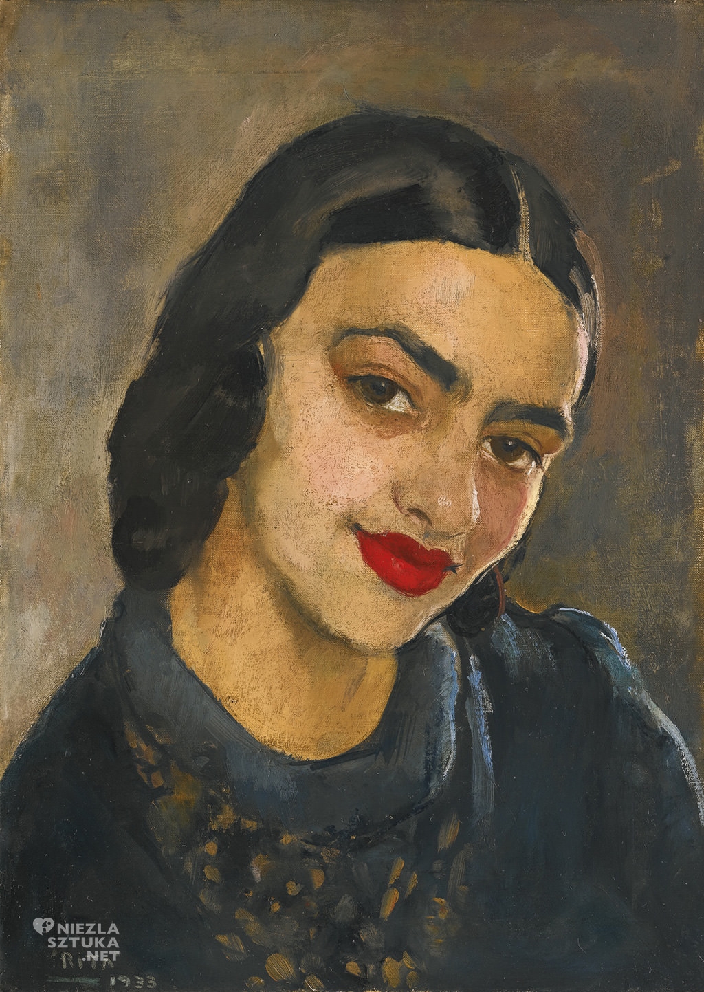 Amrita Sher-Gil, Autoportret, kobiety w sztuce, sztuka indyjska, niezła sztuka