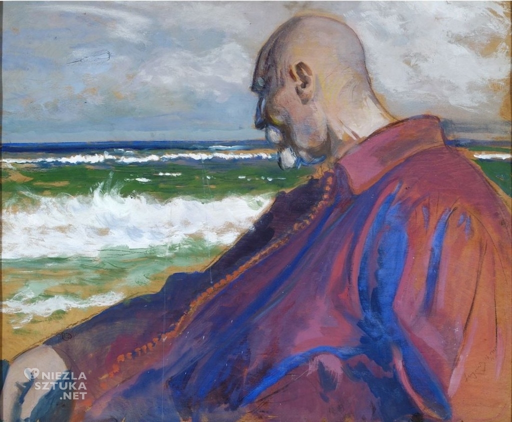 Leon Wyczółkowski Autoportret, morze, niezła sztuka