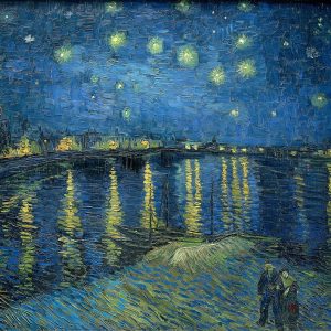 Vincent van Gogh, Gwieździsta noc nad Rodanem, Francja, Arles, Niezła Sztuka