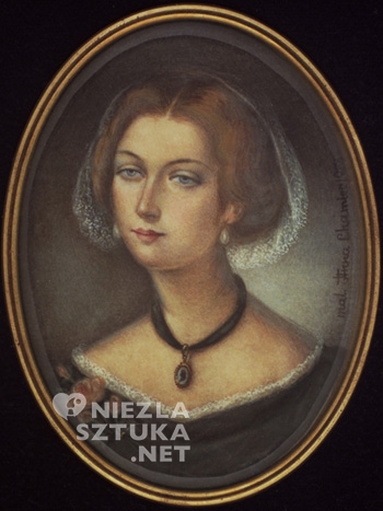 Maria Kalergis, Anna Chamiec, portret, miniatura, Niezła sztuka
