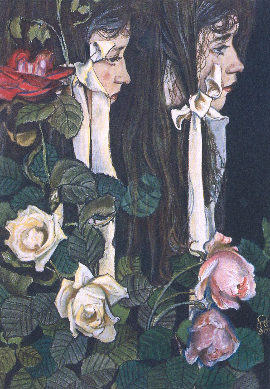 Stanisław Wyspiański, Podwójny portret Elizy Pareńskiej, niezła sztuka