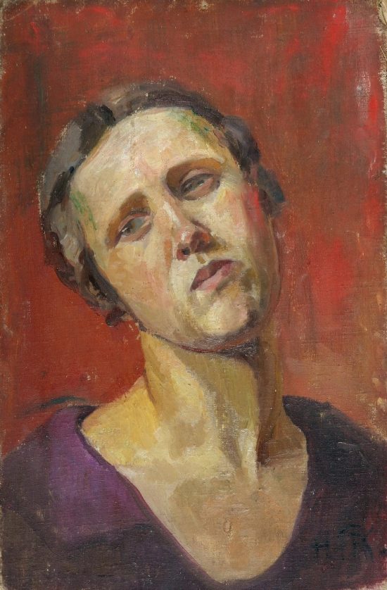 Hanna Rudzka-Cybisowa, Autoportret, polska sztuka, Niezła sztuka