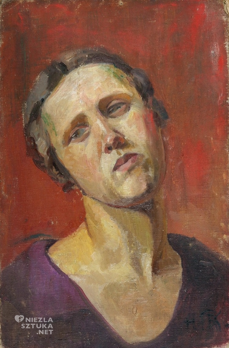 Hanna Rudzka-Cybisowa, Autoportret, polska sztuka, Niezła sztuka