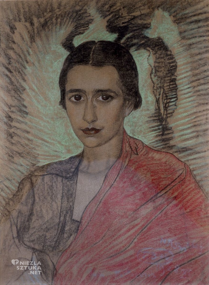 Stanisław Ignacy Witkiewicz, Witkacy, Portret, Irena Krzywicka, sztuka polska, Niezła Sztuka