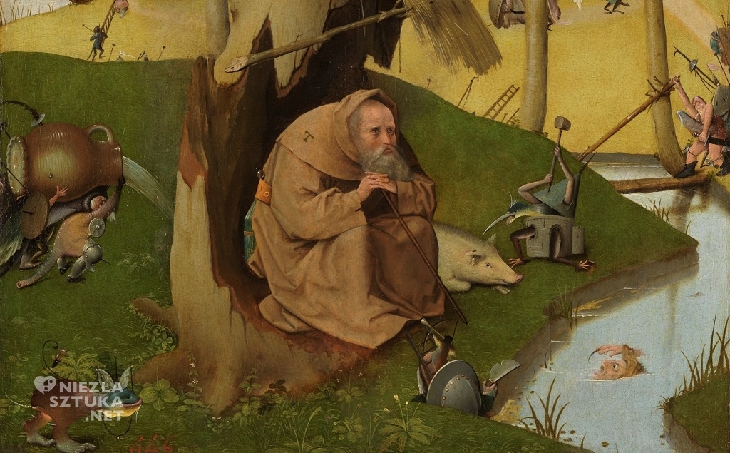 Hieronim Bosch, Kuszenie św. Antoniego, malarstwo niderlandzkie, Niezła Sztuka