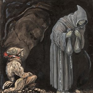 John Bauer, Oferta Nilas, trolle, ilustracja, sztuka skandynawska, Niezła Sztuka