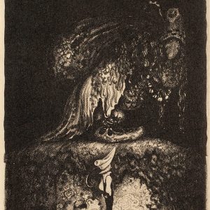 John Bauer, litografia, ilustracja, sztuka skandynawska, trolle, Niezła Sztuka