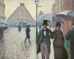 Gustave Caillebotte Paryż Deszczowy dzień
