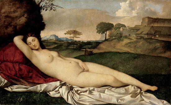 Giorgione, Śpiąca Wenus, akt w malarstwie, Niezła sztuka