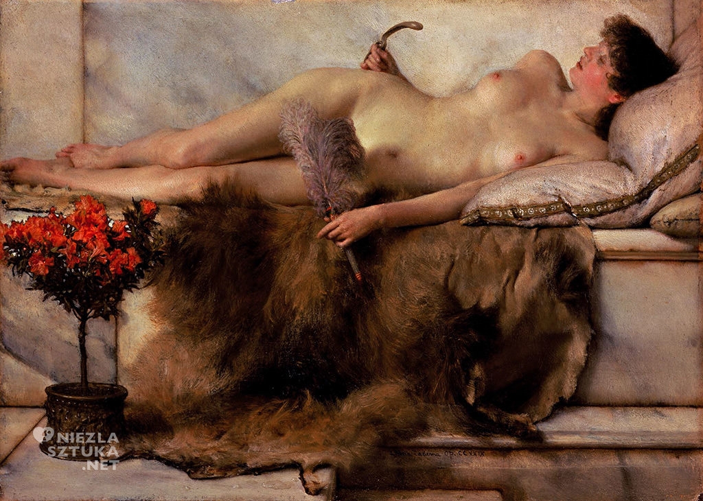 Lawrence Alma-Tadema, Tapidarium, niezła sztuka
