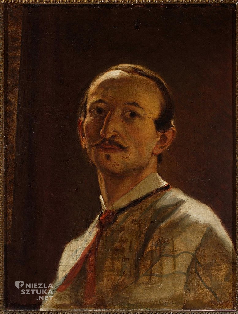 Artur Grottger, Autoportret, sztuka polska, Niezła Sztuka