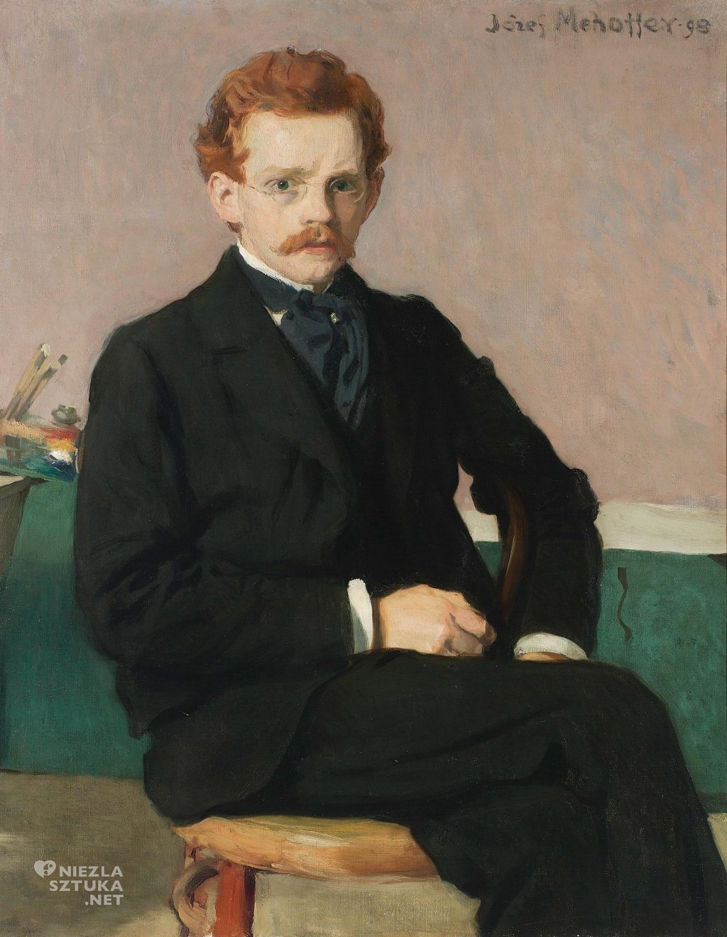 Józef Mehoffer, Autoportret, sztuka polska, Niezła sztuka