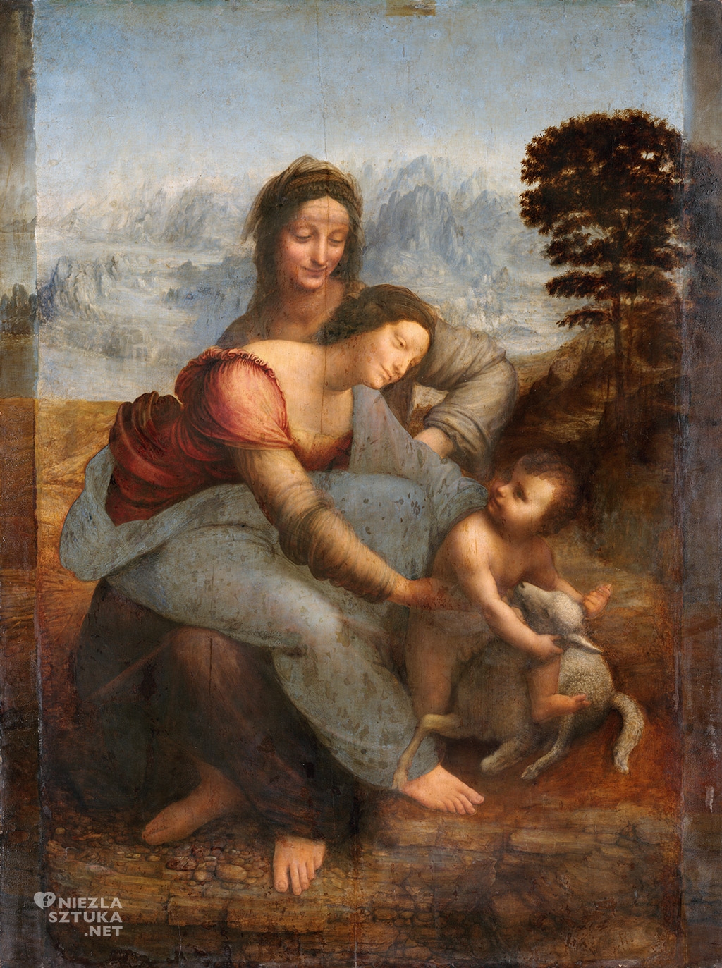 Leonardo da Vinci, Święta Anna Samotrzecia, Niezła sztuka