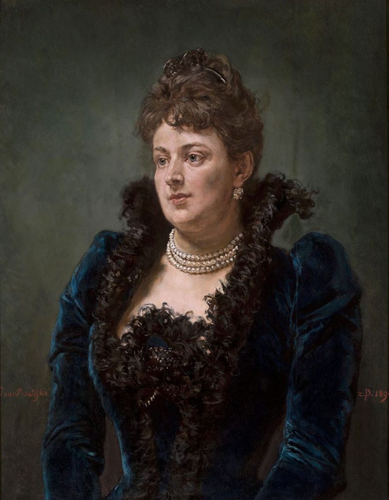 Jan Matejko, Portret Bony Ossowieckiej, sztuka polska, malarstwo polskie, Niezła sztuka