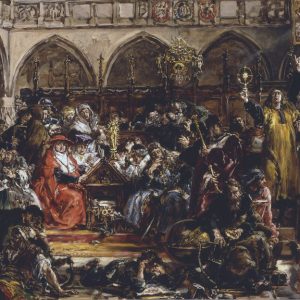 Jan Matejko, Wpływ uniwersytetu na kraj, malarstwo historyczne, sztuka polska, malarstwo polskie, Niezła sztuka