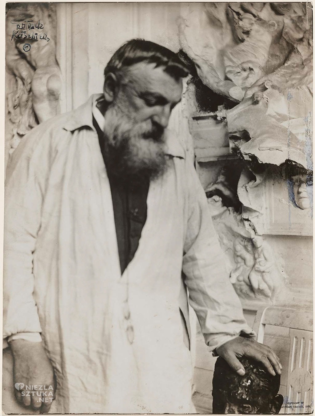 Gertrude Käsebier, Auguste Rodin, atelier artysty, niezła sztuka