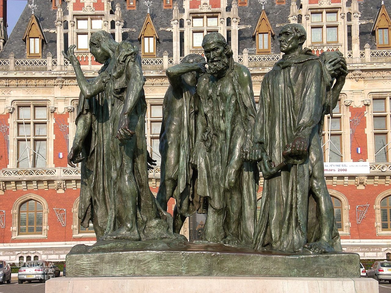 Auguste Rodin, Mieszczanie z Calais, rzeźba, rzeźbiarz, Niezła sztuka