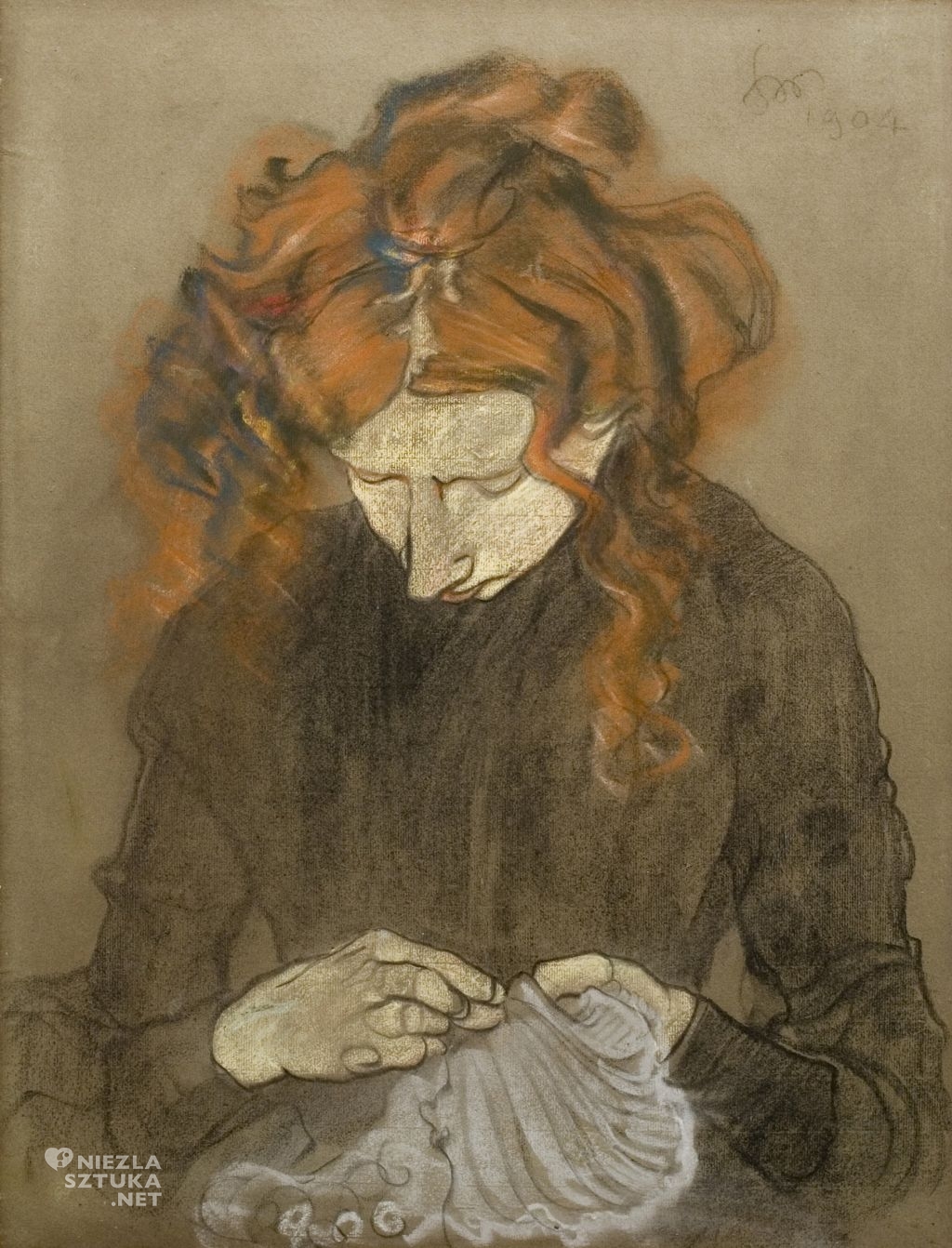 Stanisław Wyspiański Portret Pani Solskiej, Niezła sztuka