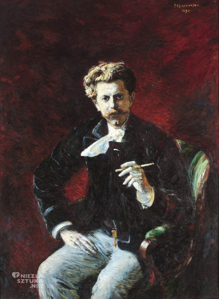 Władysław Podkowiński Portret Czesława Jankowskiego