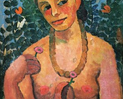 Paula Modersohn-Becker, Autoportret , niemieckie malarstwo, ekspresjonizm, Niezła sztuka