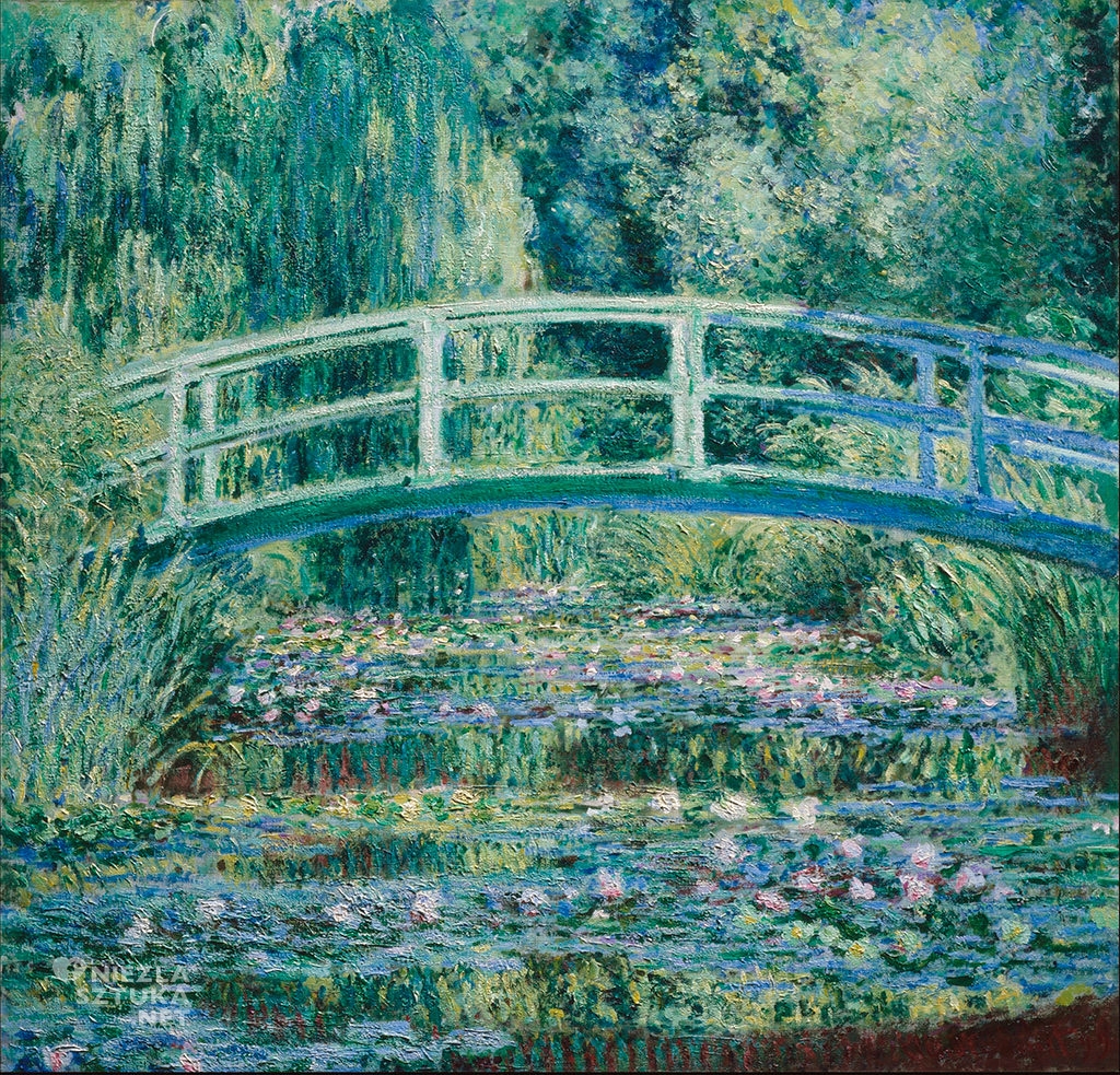 Claude Monet Japoński mostek. Staw z liliami wodnymi, Niezła sztuka