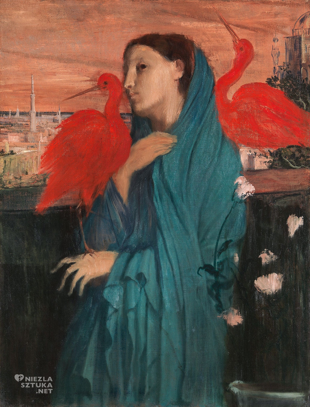 Edgar Degas, kobieta, portret, niezła sztuka
