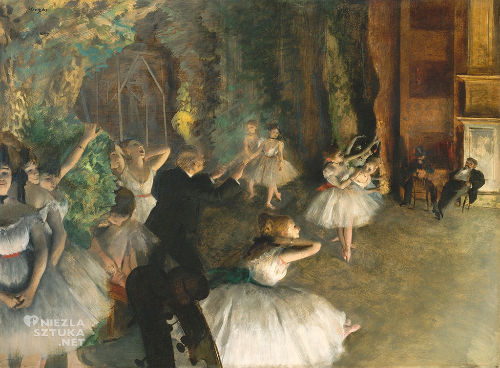 Edgar Degas, Lekcja tańca, niezła sztuka