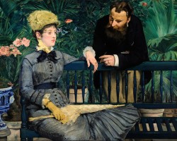 Édouard Manet, W oranżerii, impresjonizm