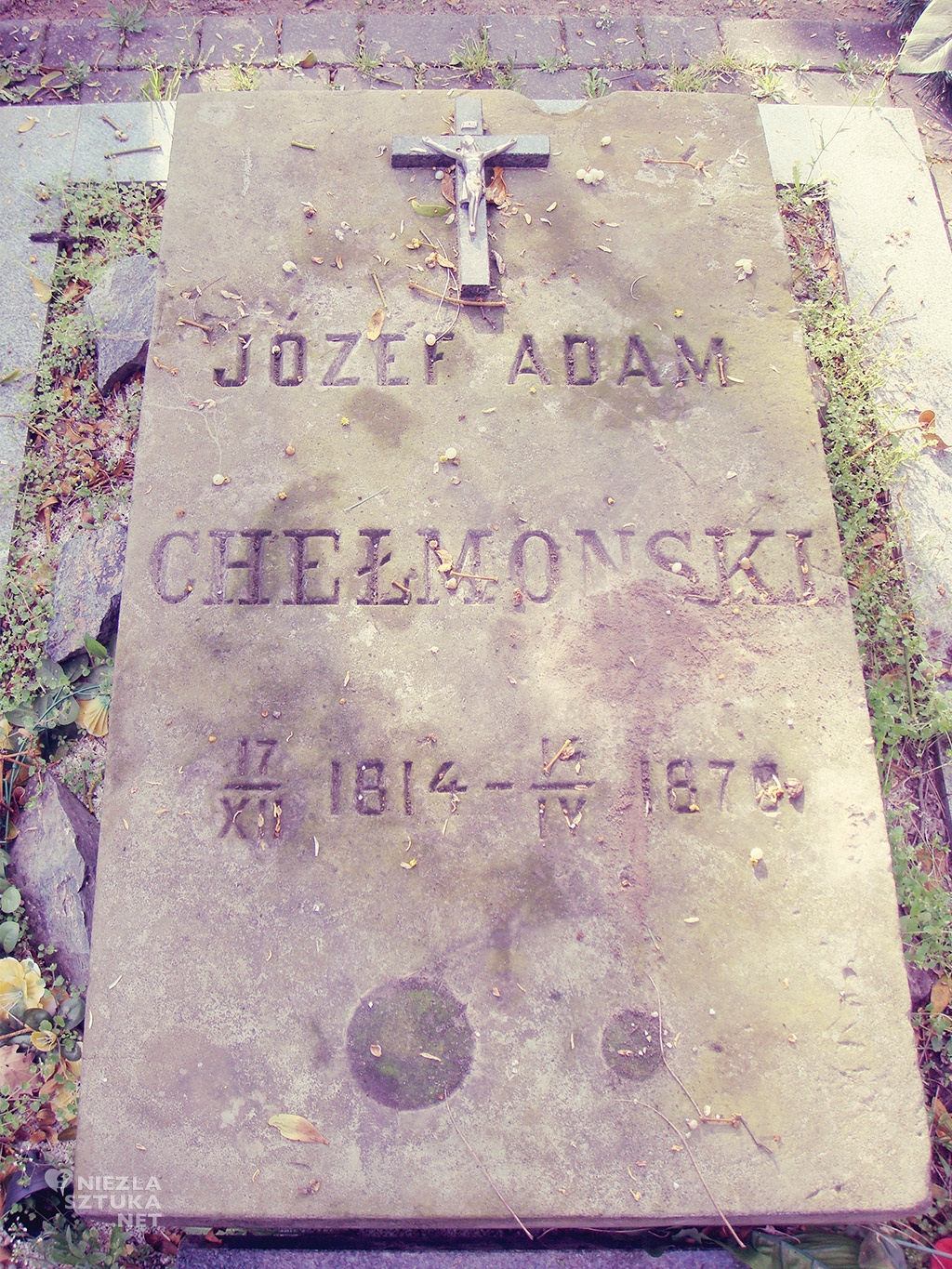 Płyta nagrobna Józefa Adama Chełmońskiego, Józef Chełmoński, Niezła sztuka