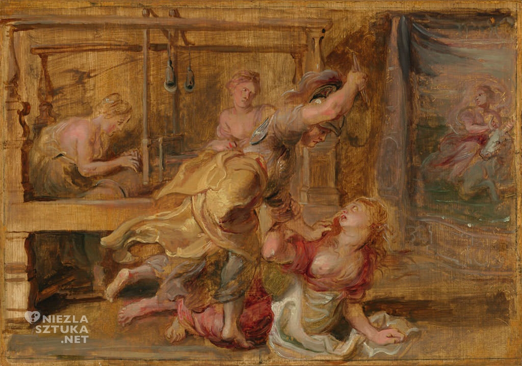 Rubens Pallas Arachne, Niezła sztuka