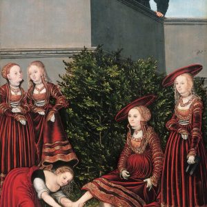 Lucas Cranach starszy, Batszeba i Dawid, 1526, Gemäldegalerie, Berlin, Niezła sztuka