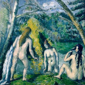 Paul Cezanne, Trzy kąpiące się, Niezła sztuka